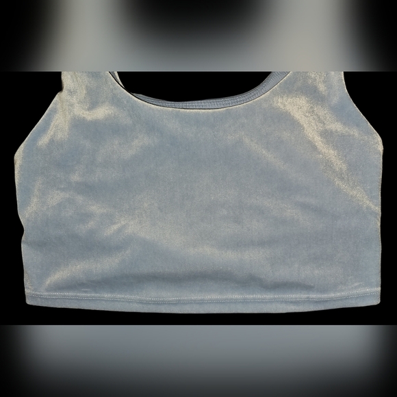 Athleta Womens Velvet Cut Out Crop A-C Size Small - Picture 12 of 13